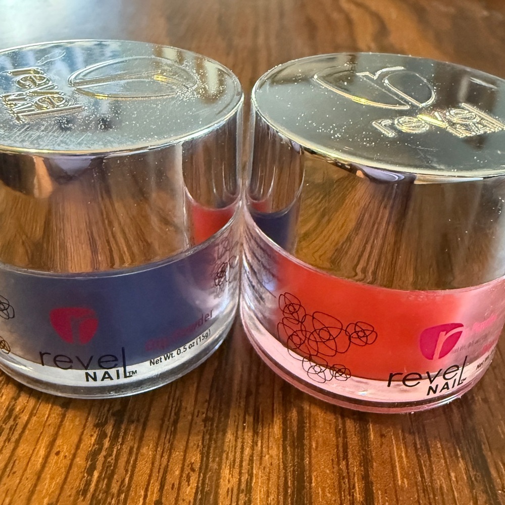 Revel Nail Powder Duo - Blue & Pink